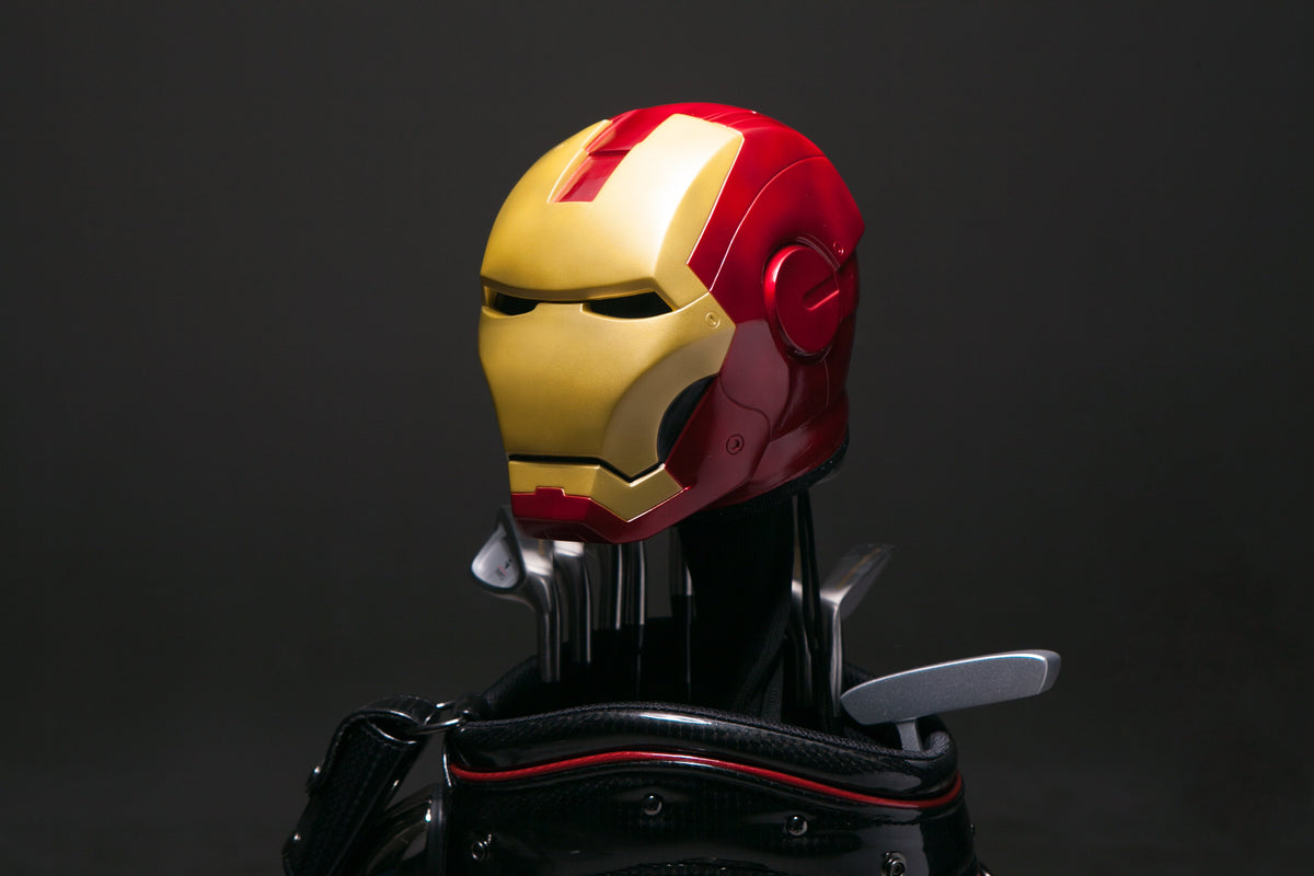 iron man helmet cover Iron-Man MK5 Silver Motorized Cosplay Helmet, Voice, Touch & Remote Control Official data model production makes the overall shape and line proportion more accurate Skullskins Iron Man Full Face