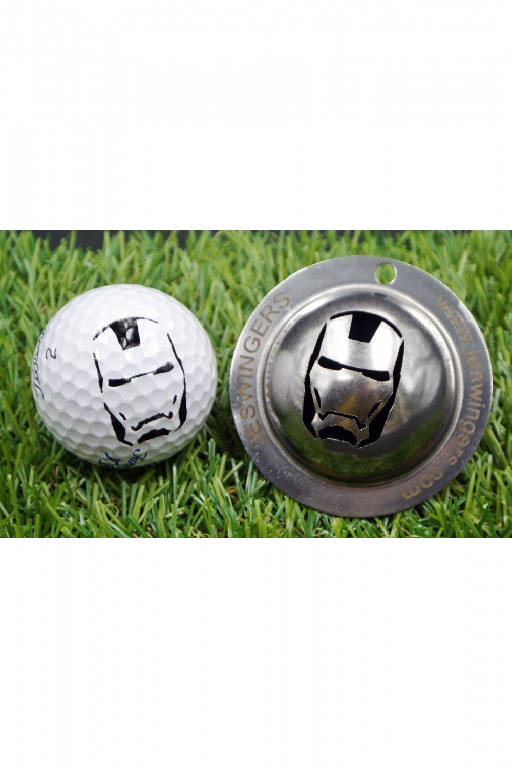 Iron Man Golf Ball Custom Marker –